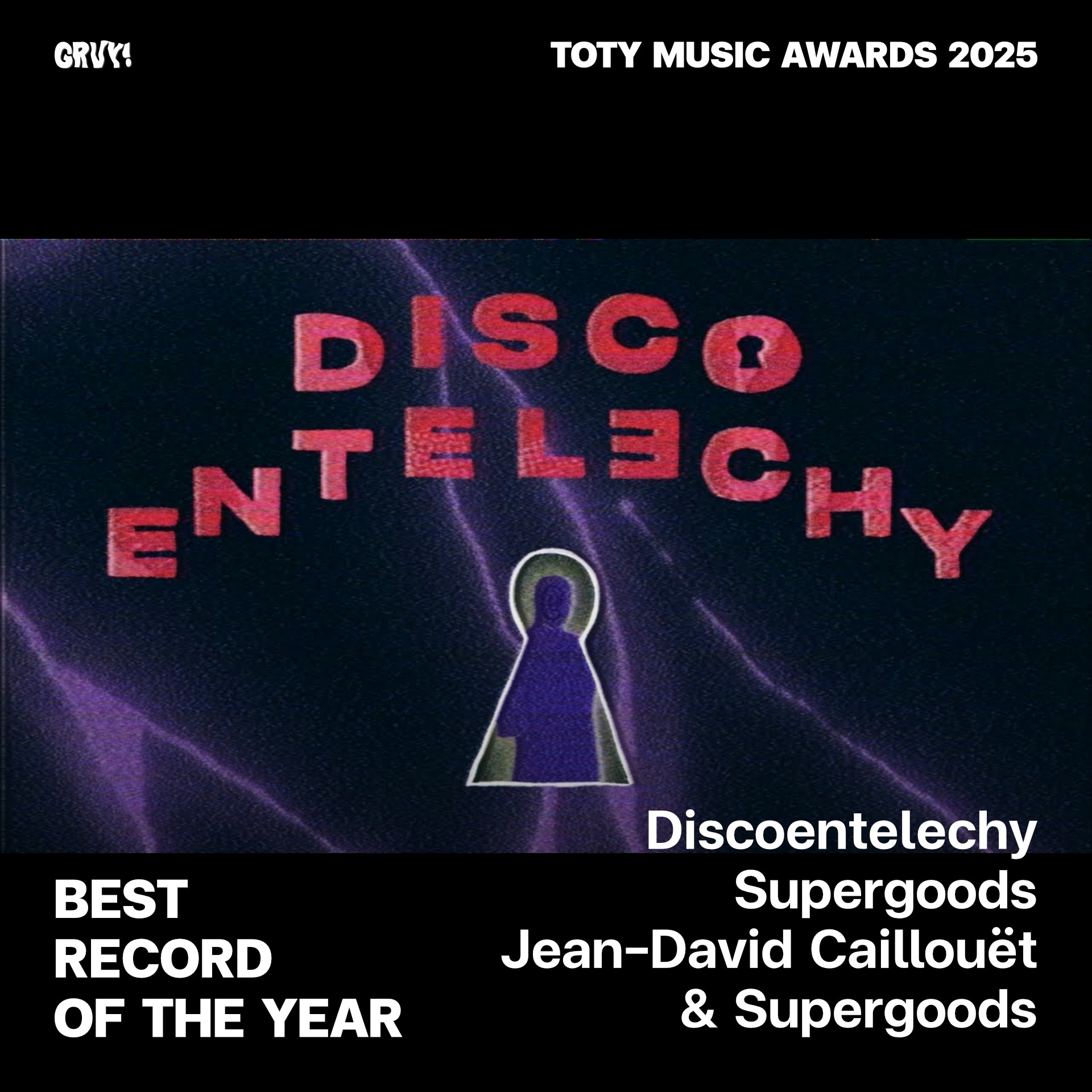 BEST RECORD OF THE YEAR — Supergoods