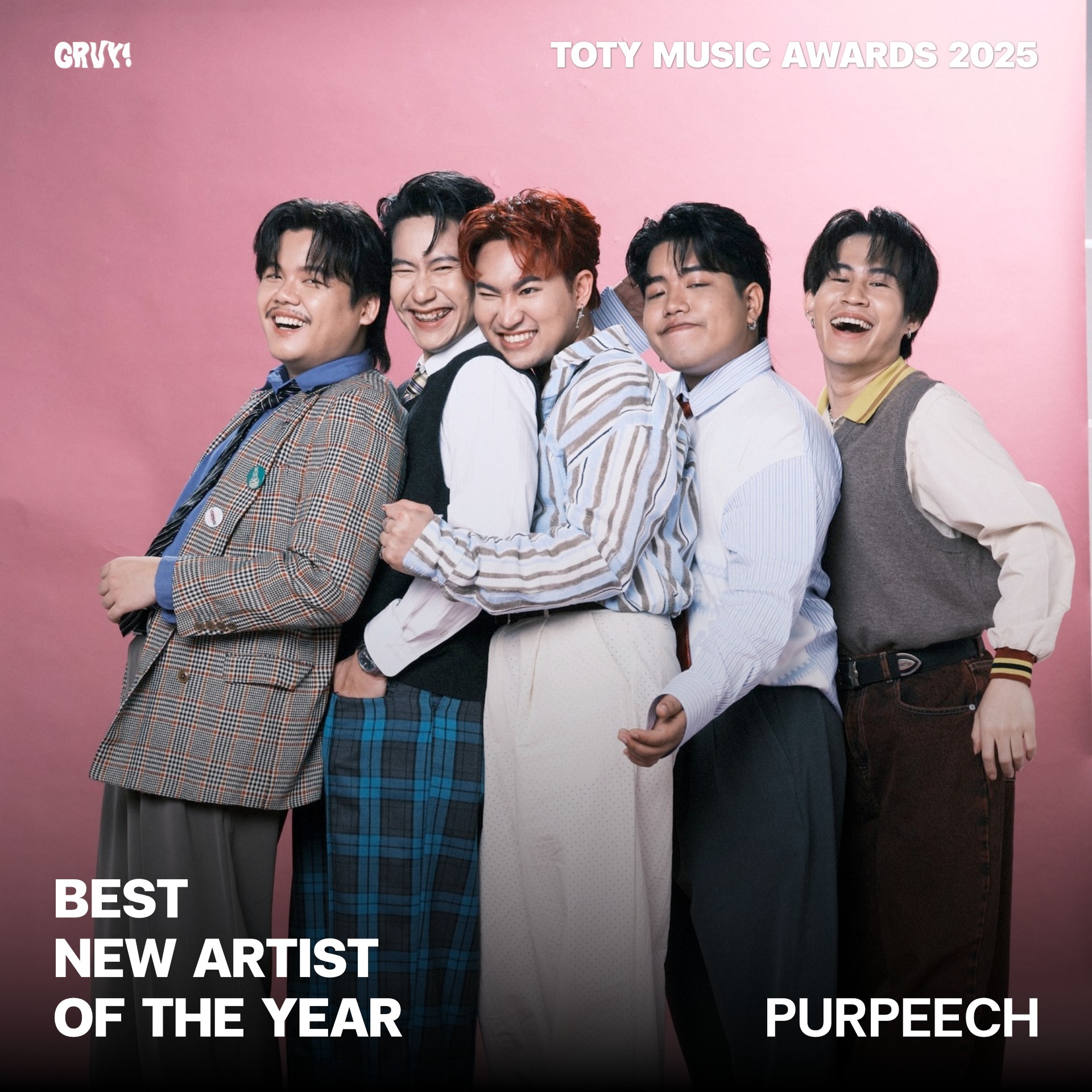 BEST NEW ARTIST OF THE YEAR — PURPEECH