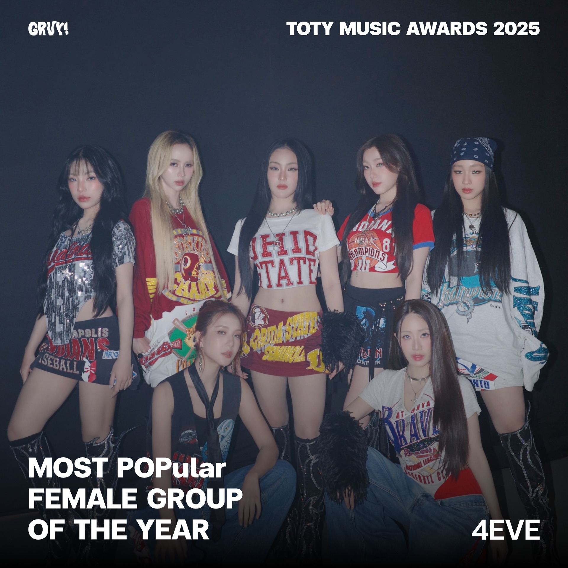 MOST POPular FEMALE GROUP OF THE YEAR — 4EVE